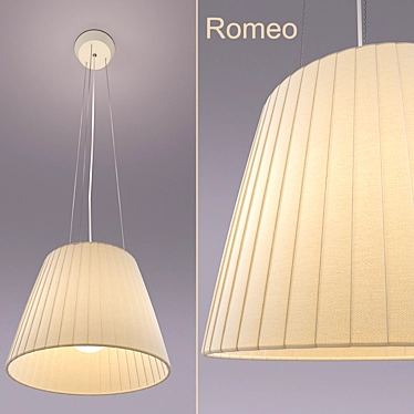 Elegant Romeo Hanging Lamp 3D model image 1 