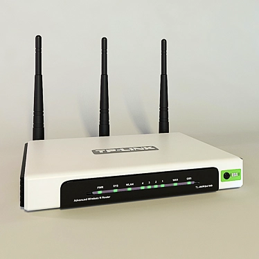 High-Speed TP-LINK Wi-Fi Router 3D model image 1 