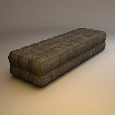 Bench Flex Team: Versatile Kilt Pouf 3D model image 1 