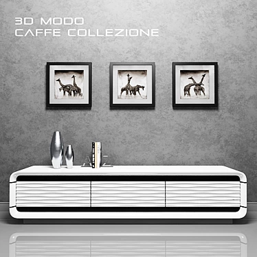 3D Modo Caffe Collection - Exquisite Decor 3D model image 1 