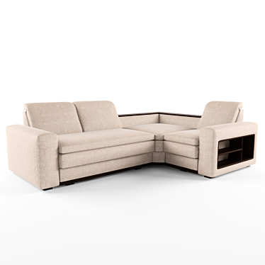 Modern Corner Sofa Divanger Stuttgart 3D model image 1 