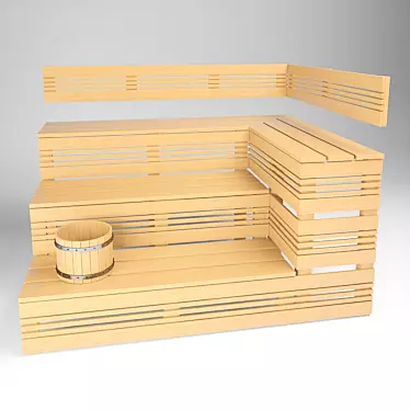 Title: MaxiSauna: Portable Bench Sauna 3D model image 1 