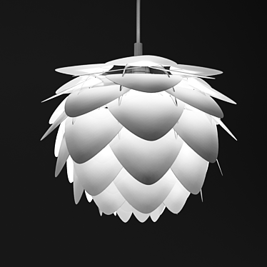 Elegant Silvia Pendant Light 3D model image 1 