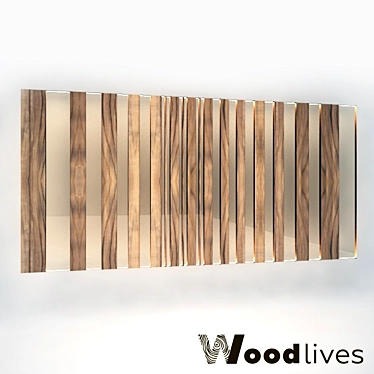 Harmony Wood Panel 3D model image 1 