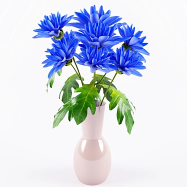 Radiant Chrysanthemum Bouquet 3D model image 1 