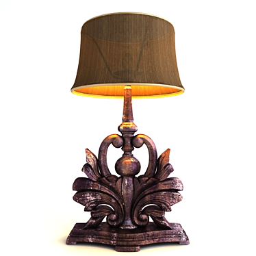 Elegant 3D Lamp Design 3D model image 1 