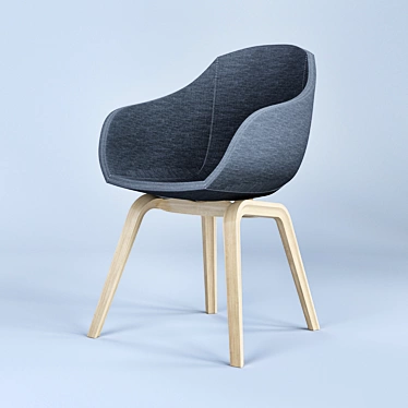 Sleek and Versatile Chair 3D model image 1 