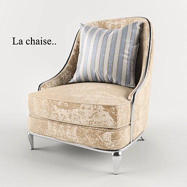 French Classic Armchair 3D model image 1 