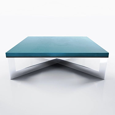 Square Coffee Table: Meridiani Cross 3D model image 1 