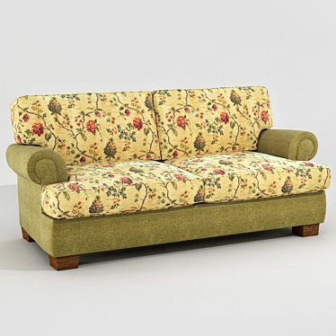 Alexandria Classic Sofa by RoyBosh 3D model image 1 