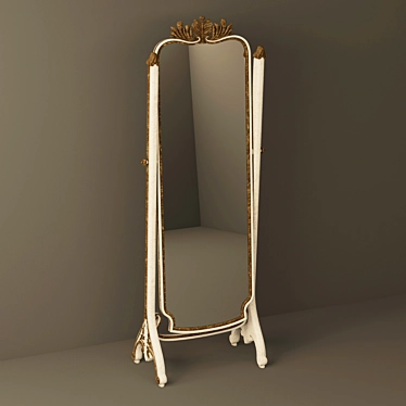 Elegant Silvano Grifoni Mirror 3D model image 1 