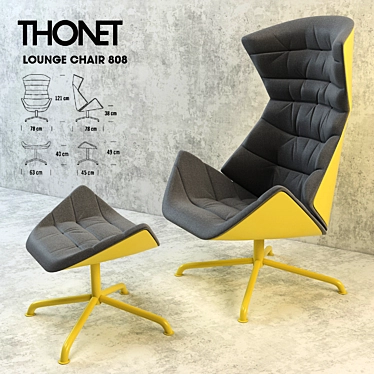 THONET Lounge chair 808