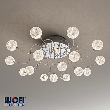 Elegant Wofi Astro Ceiling Lamp 3D model image 1 