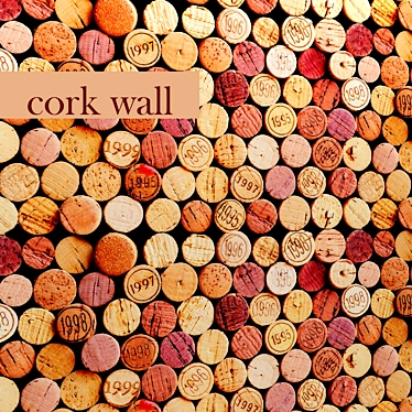 Wine Cork Wall Art 3D model image 1 