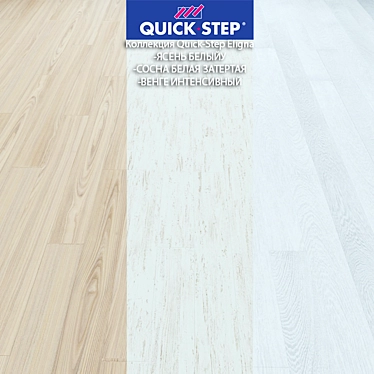 Quick-Step Eligna Laminate: Superior Textures & Seamless Design 3D model image 1 