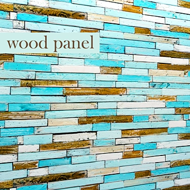 Natural Wood Panel: Classic Elegance 3D model image 1 