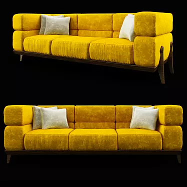 Comfort Lounge Sofa 3D model image 1 