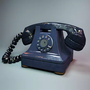 Vintage Telephone - Classic Communication Device 3D model image 1 