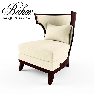 Elegant Atrium Chair: Designer Jacques Garcia 3D model image 1 