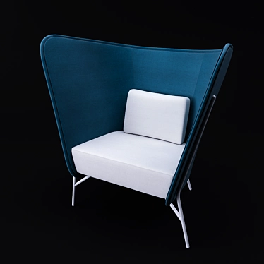 Elegant Comfort Armchair 3D model image 1 