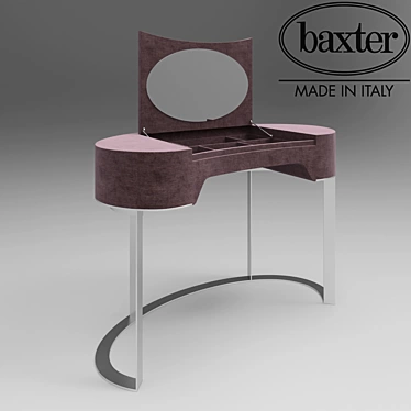 Modern Baxter Yves Dressing Table 3D model image 1 