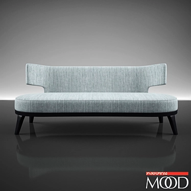 Modern Comfort: Flexform Mood Drop Sofa 3D model image 1 