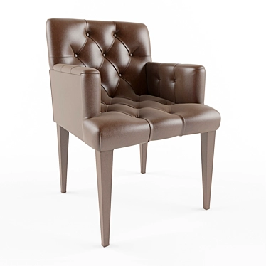 Luxury Armchair: Nelly Giulio Marelli 3D model image 1 