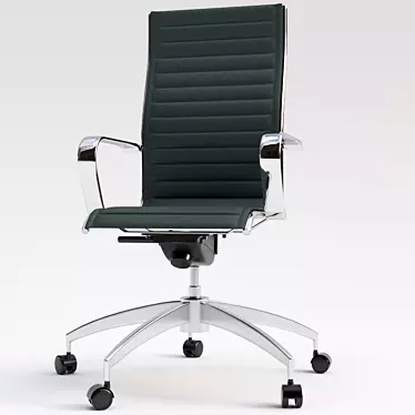 Origami Office Chair: Unmistakable Design 3D model image 1 