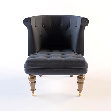 Elegant Comfy Armchair 3D model image 1 