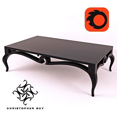 Elegant Piaget Table by Christopher Guy 3D model image 1 