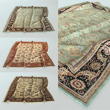 Folding Carpet: Classic Textures 3D model image 1 