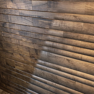Textured Wall Paneling 3D model image 1 