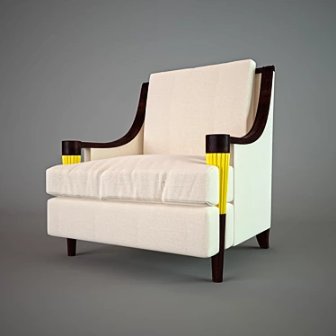 Signature Collection Armchair Baker 3D model image 1 