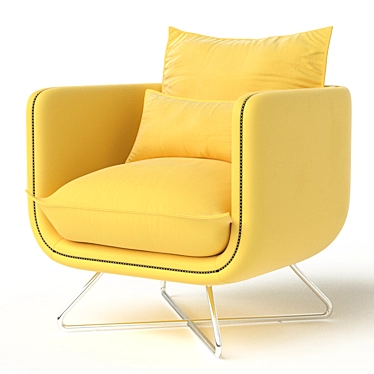 Cozy Tahoe Armchair - 1050mm x 920mm x 970mm 3D model image 1 