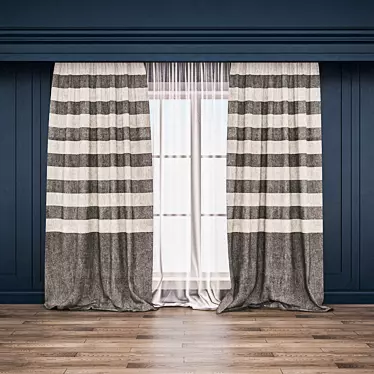 Classic Blind: Timeless Window Covering 3D model image 1 