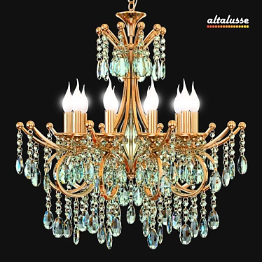 Elegant Altalusse INL-24589K-01 Chandelier 3D model image 1 