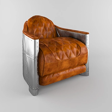 Douglas Armchair A059: Contemporary Comfort and Style 3D model image 1 