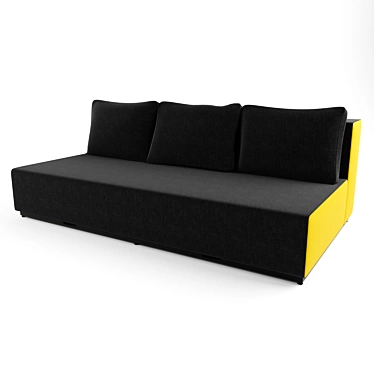 Folding Sofa Nevada - Stylish and Versatile 3D model image 1 