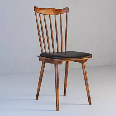 Mistinguett Scandinavian Chair 3D model image 1 