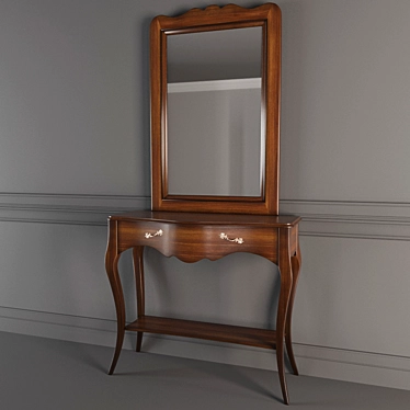 Elegant Ferro Raffaello Console 3D model image 1 