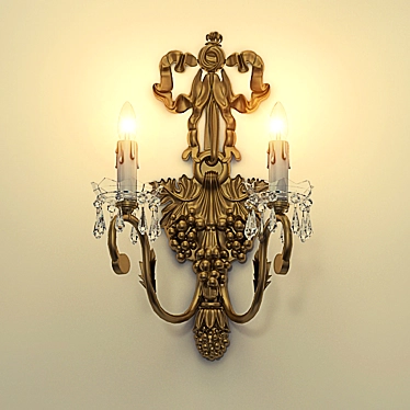 Classic Twin Arm Sconces 3D model image 1 