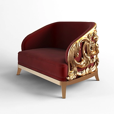 Luxury Versace Chair 3D model image 1 
