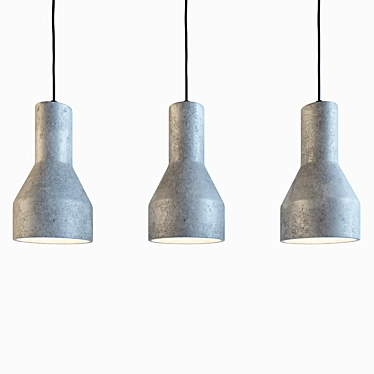 Cosmo Concrete Shine Hanging Lamp 3D model image 1 