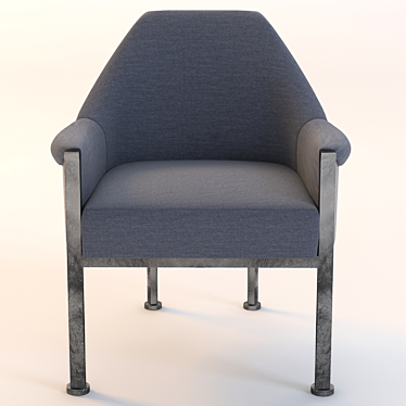 Sejour Side Chair: 3D Model with High and Low Poly Version 3D model image 1 