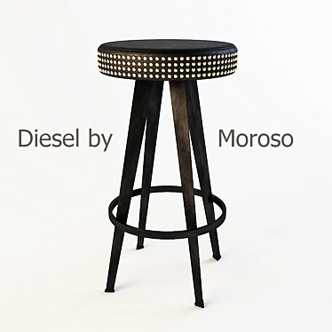 Urban Elegance: Diesel Bar Stool 3D model image 1 