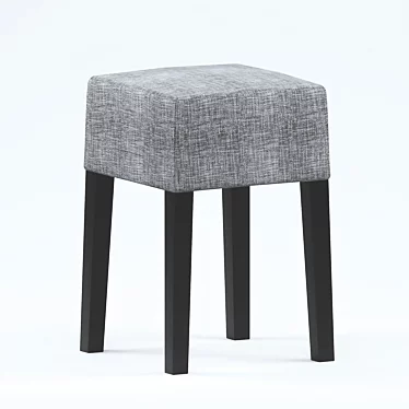 Elegant Nils Stool: Perfect Seating 3D model image 1 