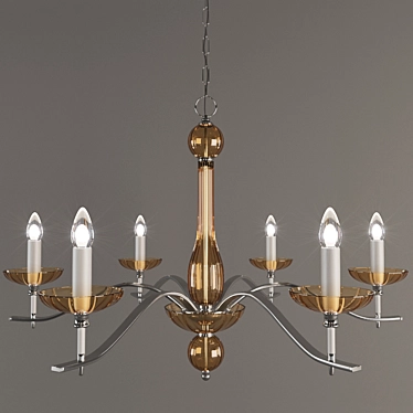 Elegant Arizzi Chandelier 3D model image 1 