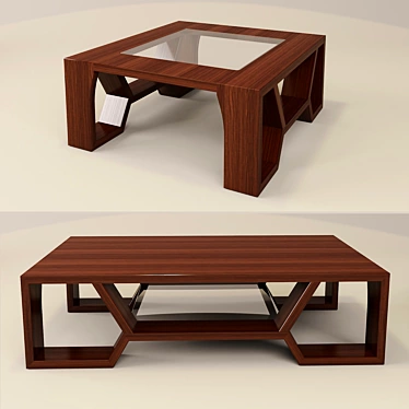 Elegant Akane Coffee Table 3D model image 1 