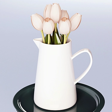  Vibrant Tulips Bouquet 3D model image 1 