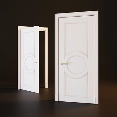 Classic Door 3D model image 1 
